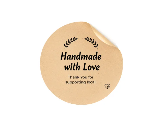 Tem Nhãn Giấy Kraft