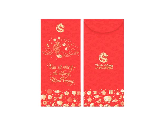 Bao Lì Xì Cỡ Lớn Ý Vàng